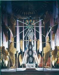 Pair Of Cast Resin Angel Wings By Tony Duquette On Custom Stand Resin Angel Wings Neo Baroque Church Stage Design
