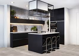 Maybe you would like to learn more about one of these? Cuisine Moderne Noir En Placage De Bois Modele Design Cuisines Dovy