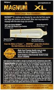 Amazon.Com: Trojan Magnum Xl Extra Large Latex Condoms, Lubricated, 12  Count : Health & Household