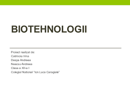 Ppt Proiect Biotehnologii Mariana Catrinoiu Academia Edu