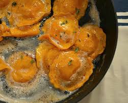 Butternut Squash Ravioli In Thyme Brown Butter Sauce Recipe Butternut Squash Ravioli Brown Butter Sauce Brown Butter Sauce Recipe