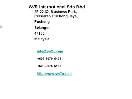 Bhd, started out as a trading company dealing with specialized products, before diversifying into engineering works, specializing in the supply of with its iso 9001:2015 quality standard, beaver engineering sdn.bhd is committed to provide products and services to meet the requirements of. Welcome To Svr Www Svr 2 U Com