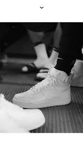 Men Black Air Force 1 On Feet Nike Air Force 1 High 07 Men S Shoe Nike Com Air Force 1 High Nike Air Force Streetwear Shoes