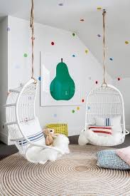 Hanging Chairs In Playroom Childrens Bedroom Playroom Ideas Playroom Ideas For Toddlers Kids Kids Pets Kid Room Decor Kids Room Inspiration Girl Room