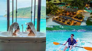 It is famous for its crystal clear waters and white sandy beaches. Swim With Turtles And Soak In An Ocean Facing Tub At The Taaras Beach Spa Resort Klook Travel Blog