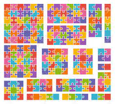 Crossword puzzles are for everyone. Parts Of Puzzles On White Background In Colored Colors Set Of Puzzle 2 3 4 5 6 8 9 10 12 13 16 18 25 36 Pieces Royalty Free Cliparts Vectors And Stock Illustration Image 46175319