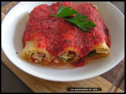 Les Gourmandises De Lydie Cannelloni Aux Poivrons Et A La Ricotta Cannelloni Ricotta Alimentation