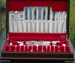 Dubarry Pattern Canteen 77 Piece Silver Plated Sheffield Vintage Cutlery Set 47853 Vintage Cutlery Cutlery Set Vintage Kitsch
