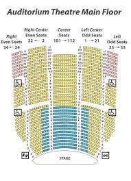 accurate kodak center for performing arts seating chart