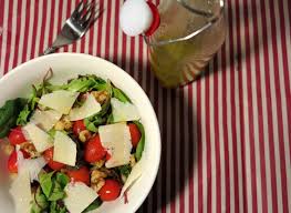 Italienischer Salat Low Carb Mit Parmesan Twinfit Rezept Italienischer Salat Honig Senf Dressing Senf Dressing