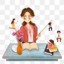 Teachers And Students Creative Commercial Elements On The Day Platform Teacher Clipart Teachers Day Creative Png Transparent Clipart Image And Psd File For F Teachers Day Painting Teacher Paper Craft Videos