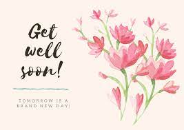 Check spelling or type a new query. Free Printable Editable Get Well Soon Card Templates Canva
