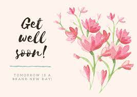 These cute, thoughful cards are sure to brighten anyone's day! Free Printable Editable Get Well Soon Card Templates Canva