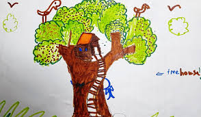 View 3d models & 2d drawings for free. Starchild Readers Show Their Creativity In Drawing Tree Houses The Star