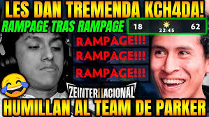 HUMILLACION TOTAL!😂CHRIS LUCK SE DA LA KCH4DA DE SU VIDA A PARKER! RAMPAGE  TRAS RAMPAGE!🤣