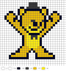 Fnaf Cuadriculado Pixel Art Grid Pixel Art Minecraft Pixel Art