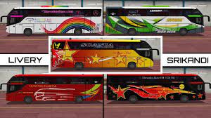 Mod angkot racing bussid by bmi. Livery Bus Srikandi Shd Pariwisata Livery Bus