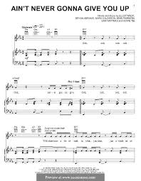 Ain T Never Gonna Give You Up Paula Abdul By B Abrams E Wolff H Tee K Thornton M Calderon S Watters On Musicaneo Paula Abdul Never Gonna Give You Up