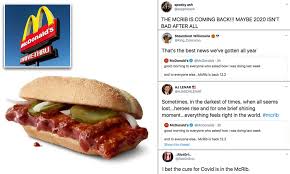 Order macrib sans barbecue sauce, order a cup of sauce for each macrib and take them home. Mcdonald S Is Bringing Back The Mcrib Across The Us For The First Time Since 2012 Daily Mail Online