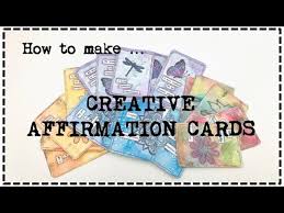 Creating your own affirmation cards is a great way to have fun and produce something that is useful in your daily practices and life. How To Make Creative Affirmation Cards Youtube