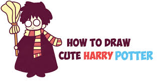 Learn how to draw all of the harry potter characters in cute cartoon chibi style with the following easy step by step drawing tutorials. How To Draw Cute Harry Potter Chibi Kawaii Easy Step By Step Drawing Tutorial For Kids How To Draw Step By Step Drawing Tutorials