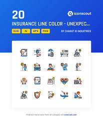 Download Insurance Line Color Unexpected Situations Icon Pack Available In Svg Png Eps Ai Icon Fonts Icon Pack Icon Icon Font