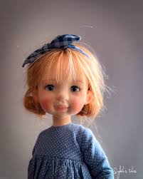 A little curly-haired story has been completed once again. I love giving  each doll a small character of their own. August is a quiet, dreamy child  who carries tiny hopes tucked gently