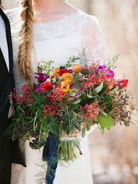 You don't need to add ribbon streamers or any floral fillers for this. The 15 Best Fall Wedding Bouquets Which Flowers They Re Made Of