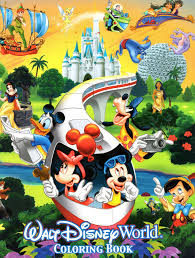 Disney world parks coloring pages. Walt Disney World Coloring Book 2009 Disney Collector Archives