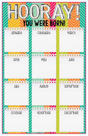 Printable For Classroom Birthday Charts Printable For Classroom Birthday Charts Printable Classro Classroom Birthday Student Birthdays Birthday Chart Classroom