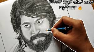 Find and download hidamari sketch wallpaper on hipwallpaper. Kgf Drawing Rocking Star Yash Pencil Sketch Kgf Chapter 2 Youtube