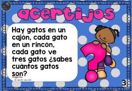 Puedes subirlo, bajarlo, acercarlo a objetos y personas; Acertijos Faciles De Matematicas Para Ninos De Primaria Imagenes Educativas