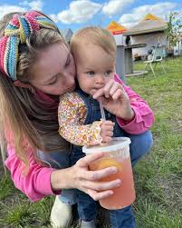 Elora's favorite part was the puppies