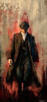 30 Amazing Examples Of Digital Art And Illustrations Inspiration Graphic Design Junction Peaky Blinders Wallpaper Peaky Blinders Poster Digital Portrait Illustration