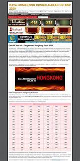 Data Kim Hk 6d Data Pengeluaran Hongkong 2021 Data Hk