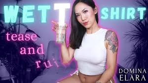 Maglietta bagnata prendere in giro e rovinare