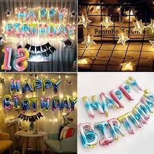 Ver más ideas sobre decoración de unas, decoracion de cumpleaños, decoración de fiesta. Aperil Globos De Cumpleanos 18 Anos Decoraciones Cumpleanos Regalo Arcoiris Gradient Gigante Numeros 18 Feliz Cumpleanos Guirnalda Y Cadena De Luz Led Adornos Fiesta Cumpleanos Adultos Decorados Para Fiestas Hogar Y Cocina