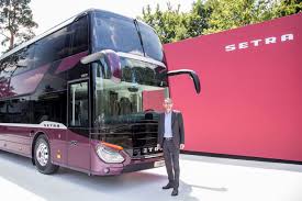 Sorry it took so long, but we have been busy. World Premiere New Setra Double Decker Coach Sets New Benchmarks In Terms Of Consumption Comfort And Safety Daimler Global Media Site