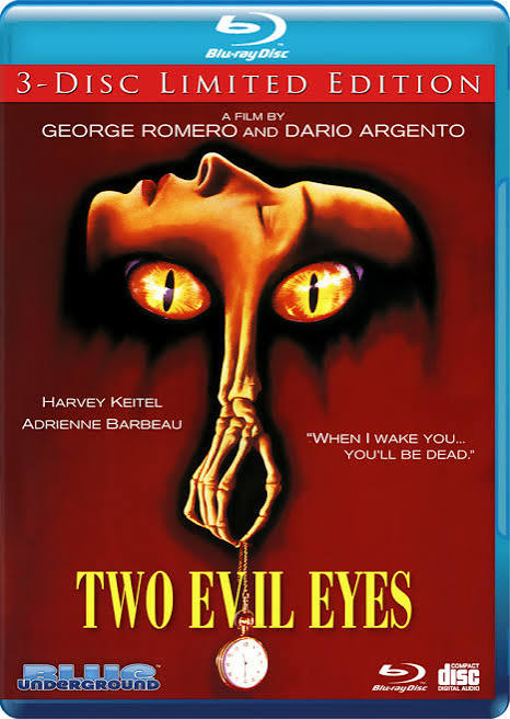 TWO EVIL EYES (Blue Underground Blu Ray 3 Disc Limited Edition) |  scarletthefilmmagazine