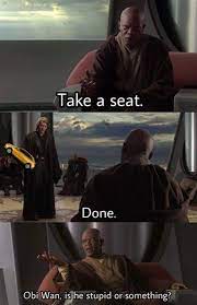 Star Wars Jokes Are The Best Star Wars Jokes Star Wars Facts Star Wars Memes