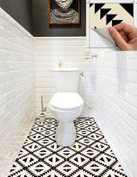 Tile Sticker Kitchen Bath Floor Wall Waterproof Removable Etsy Tile Stickers Kitchen Wall Waterproofing Bathroom Flooring