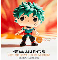 I'm the deku who always does his best! Box Lunch Exclusive Funko Pop Earth Day Eve And Hot Topic Exclusive Deku Will Both Go Live Tonight Newtoynews Com Exclusive News For Pop Culture Toys And Releases