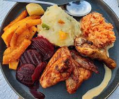 Mahlodi Masipa On Instagram Sunday Lunch Simple And Yummy Mash X Pumpkin Chips X Carrot Salad Grilled Chi Healthy Meal Prep Lunch South African Recipes