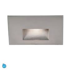 120v Led100 Horizontal Scoop Step Light By Wac Lighting Wl Led100 C Ss