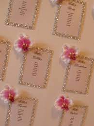 Plan De Table Strass Et Orchidees Table Mariage Strass Table Mariage Chic Table Mariage Orchidee