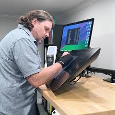 The digital area of my studio. I really love my @upliftdesk and the @wacom  cintiq. I have the ability stand and move around while I work. I have been  moving things around