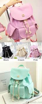 Sweet Candy Canvas College Rucksack Mint Green Pure Color Girls Backpack Only 27 99 Bygoods Com Girl Backpacks Lace Backpack Bags