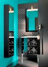 Black And Turquoise Bathroom Idea Turquoise Bathroom Teal Bathroom Decor Turquoise Bathroom Decor