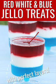 1 small box raspberry jello. Red White And Blue Jello Easy And Festive 4th Of July Jello