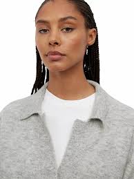 MARC O'POLO Strickjacke grau